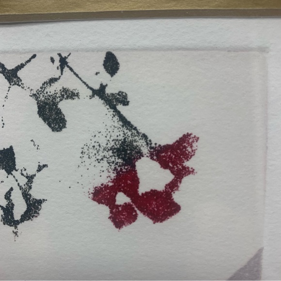 Vintage Asian Themed Framed, Signed, Numbered Print “Lavender Mood” - Picture 8 of 10